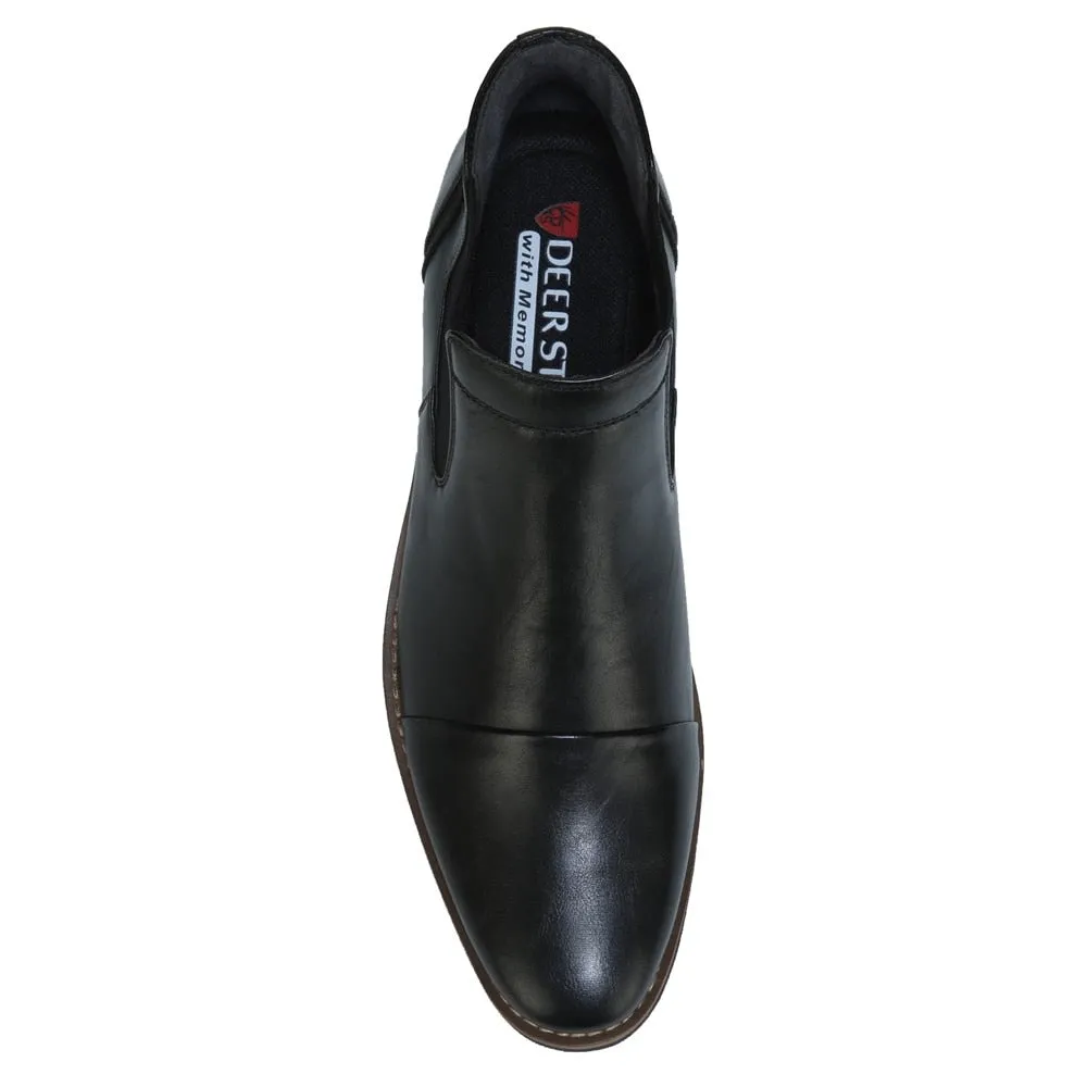 Deer Stags Men's Argos Medium Toe Wide Toe Chelsea Boots, Black