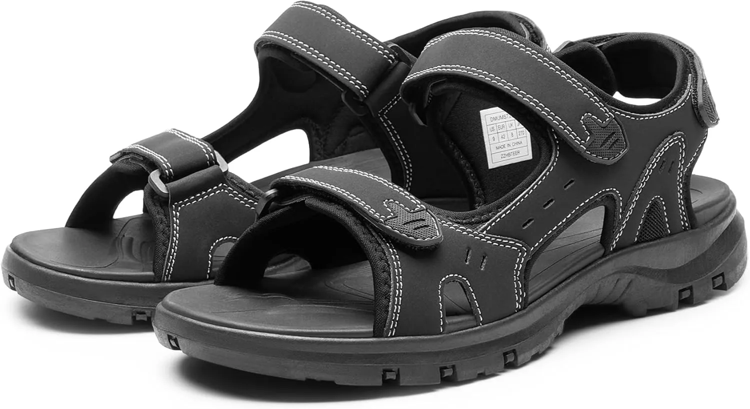 DREAM PAIRS Men??s Arch Support Hiking Sandals Sport Outdoor Athletic Comfortable Summer Beach Water Sandals