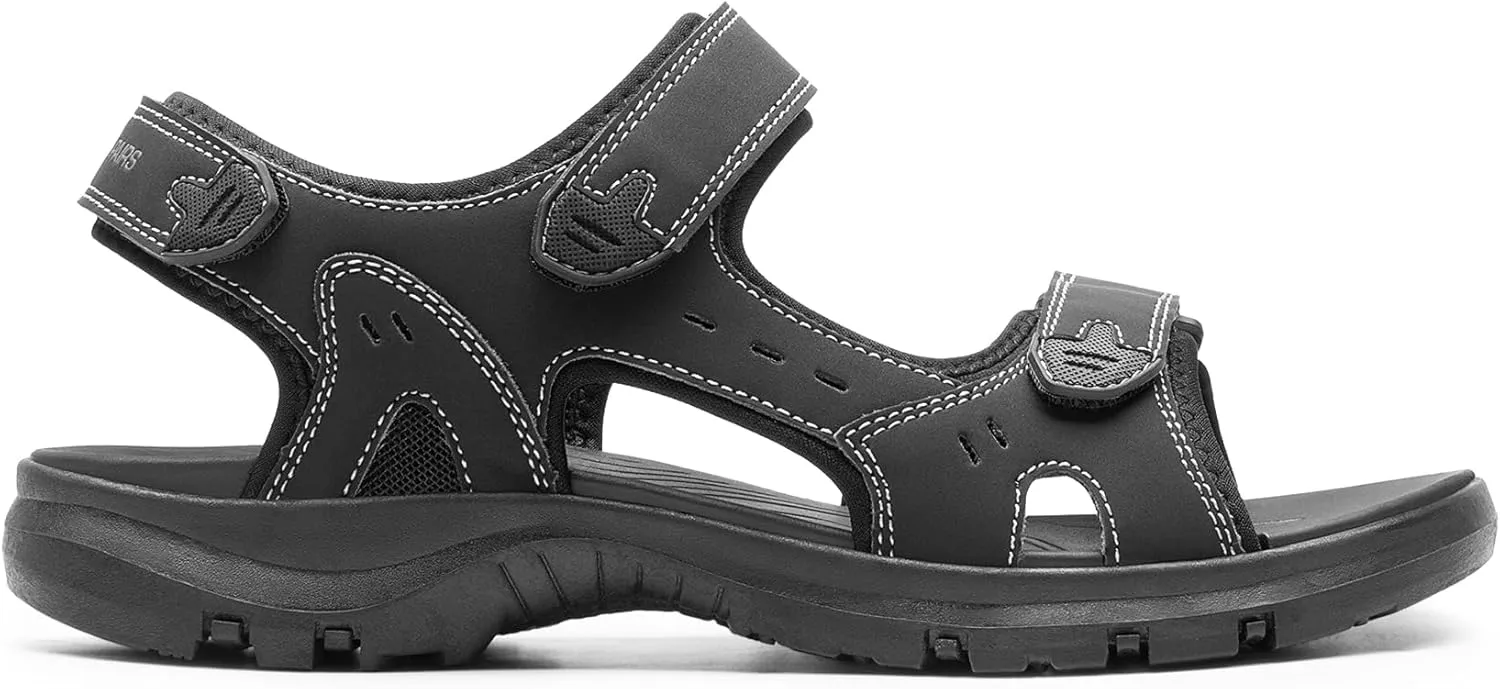 DREAM PAIRS Men??s Arch Support Hiking Sandals Sport Outdoor Athletic Comfortable Summer Beach Water Sandals
