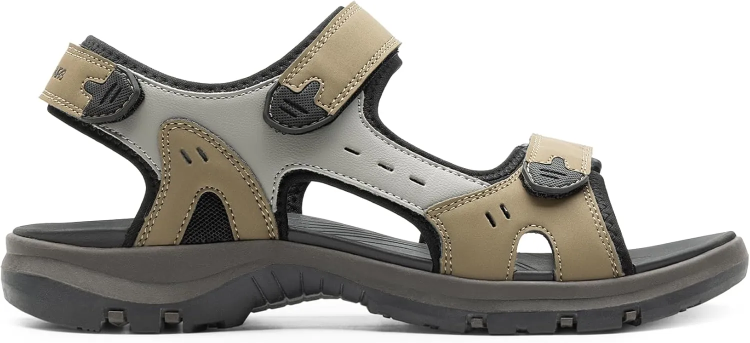 DREAM PAIRS Men??s Arch Support Hiking Sandals Sport Outdoor Athletic Comfortable Summer Beach Water Sandals