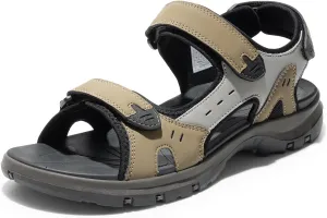 DREAM PAIRS Men??s Arch Support Hiking Sandals Sport Outdoor Athletic Comfortable Summer Beach Water Sandals