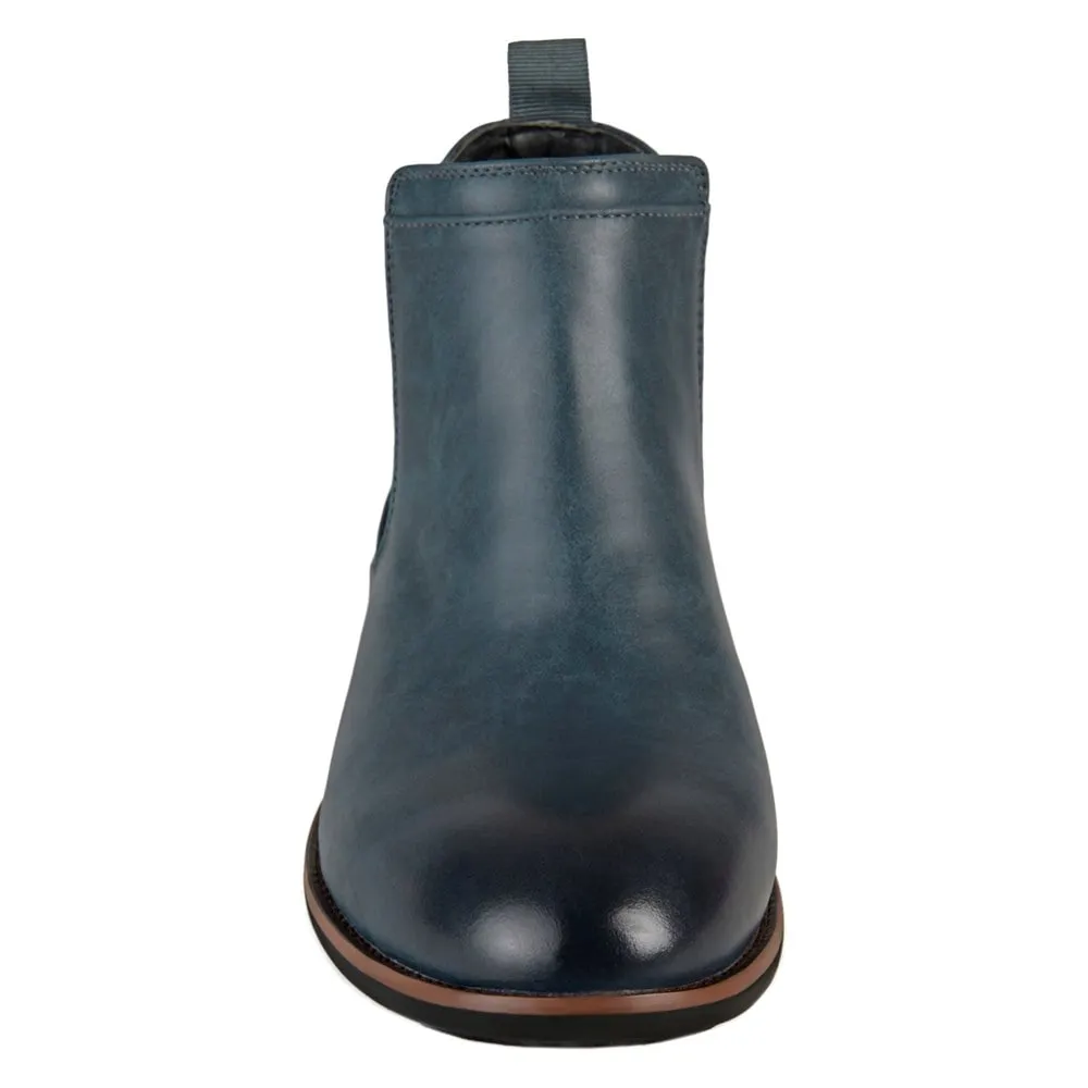 Landon Wide Vance Co. Men's Chelsea Boots, Blue