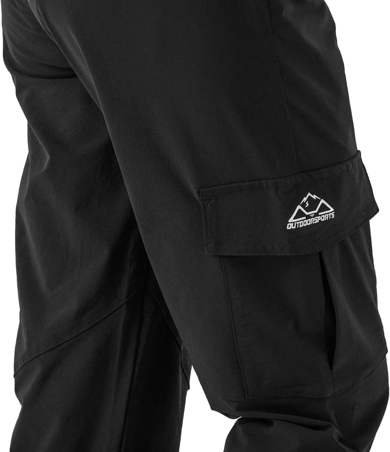 Rdruko Women's Hiking Cargo Pants Water-Resistant Quick Dry UPF 50  Travel Camping Work Pants Zipper Pockets