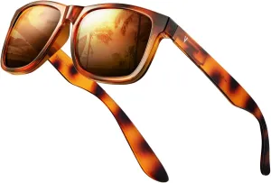 VELAZZIO Mens Sunglasses Polarized With UV400 Protection, Fits for Women Fashion Driving, Fishing, Sports, Beach, Golfing